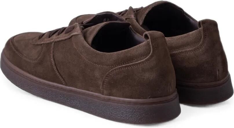 CALCE Suède low-top sneakers met vlakken Bruin - Foto 3