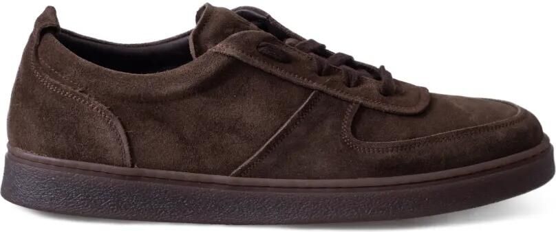 CALCE Suède low-top sneakers met vlakken Bruin - Foto 4