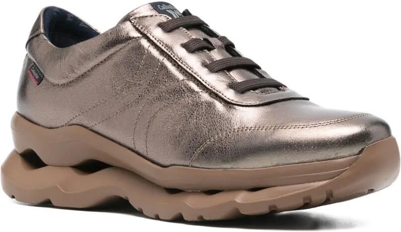 Callaghan Leren sneakers Bruin - Foto 3