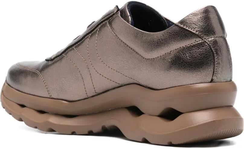 Callaghan Leren sneakers Bruin - Foto 2