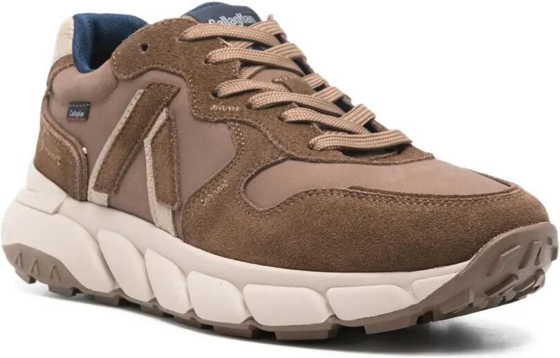 Callaghan Leren sneakers Bruin - Foto 3