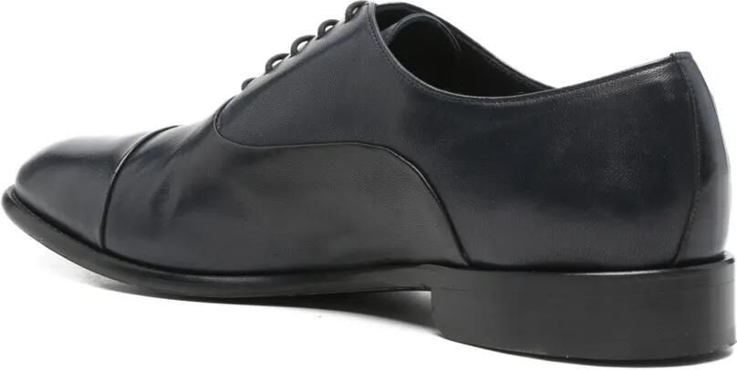 CALPIERRE Leren Oxford veterschoenen Blauw - Foto 3