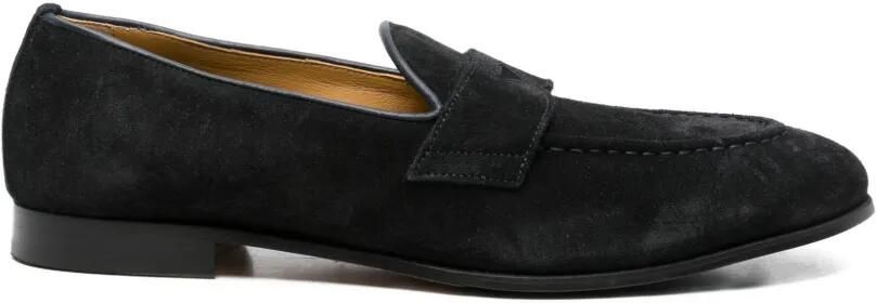CALPIERRE Leren penny loafers Blauw