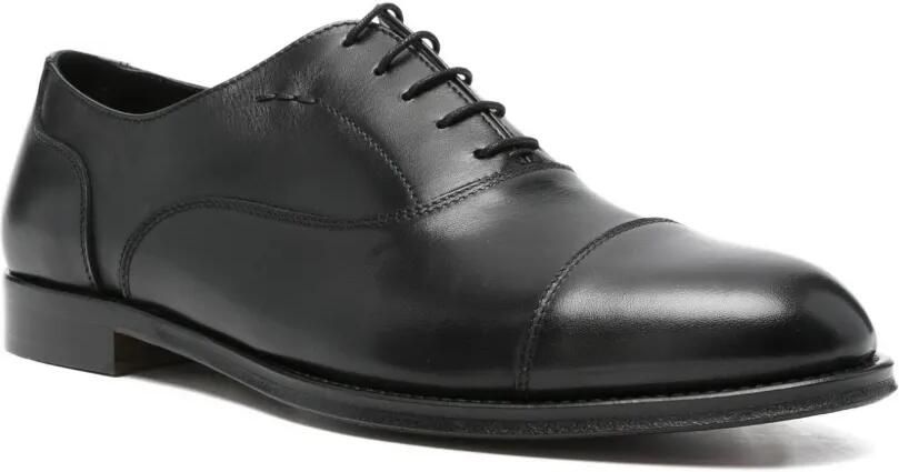 CALPIERRE Oxford schoenen met bewerkte neus Zwart - Foto 2