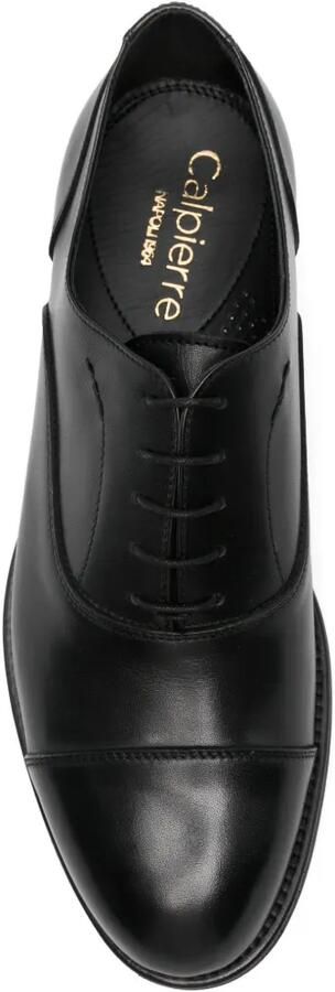 CALPIERRE Oxford schoenen met bewerkte neus Zwart - Foto 4