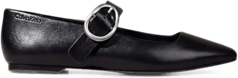 Calvin Klein Ballerina's met gespsluiting Zwart