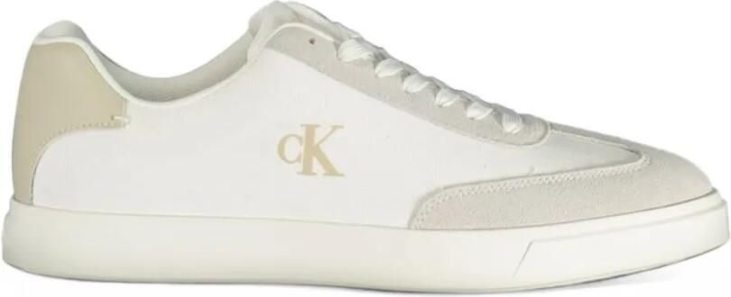 Calvin Klein Brooke logo-print panelled sneakers Wit