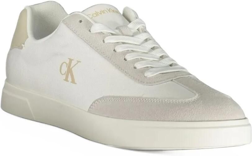 Calvin Klein Brooke logo-print panelled sneakers Wit - Foto 3