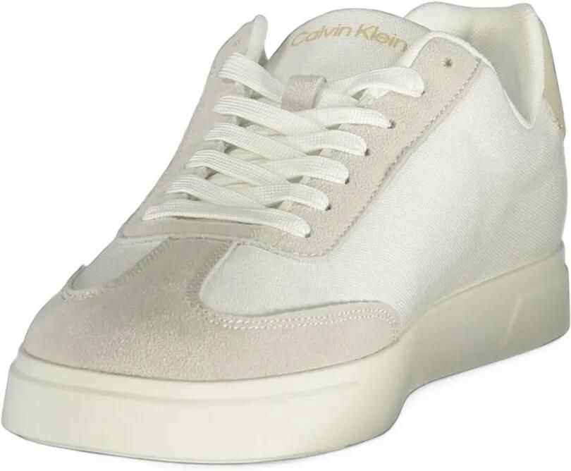 Calvin Klein Brooke logo-print panelled sneakers Wit - Foto 2