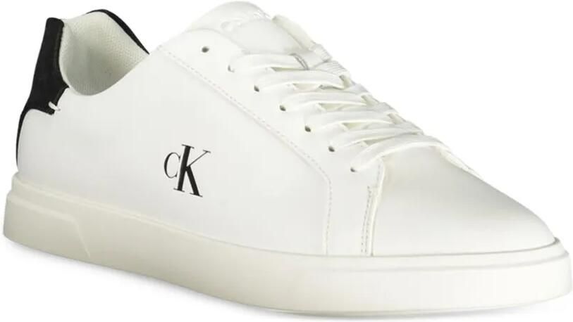Calvin Klein Brooke logo-print sneakers Wit - Foto 3