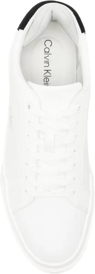 Calvin Klein Chunky Cupsole sneakers met vlakken en logo-print Wit - Foto 4