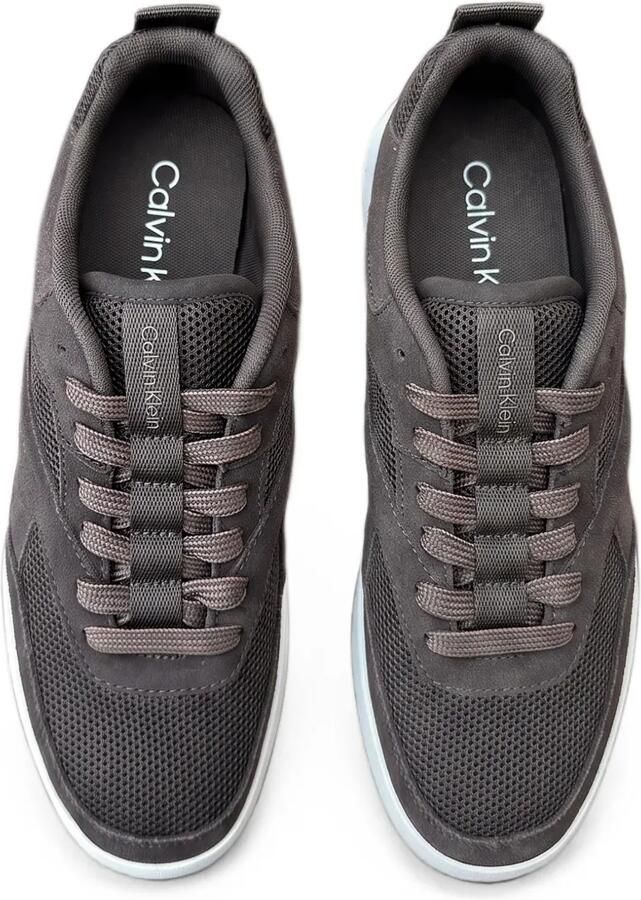 Calvin Klein CK KAYLA sneakers met mesh vlakken en logoprint Bruin - Foto 3