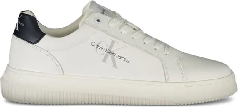 Calvin Klein Classic Cupsole leren sneakers Wit