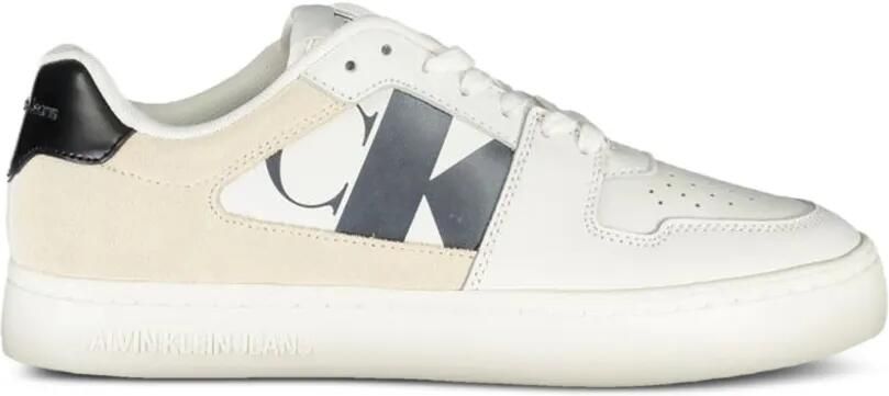Calvin Klein Court sneakers met logoprint Wit