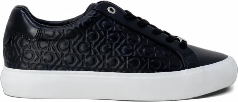 Calvin Klein Emory embossed-logo sneakers Zwart