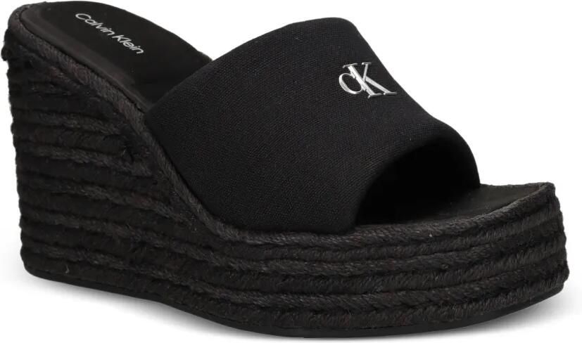 Calvin Klein Espadrilles met logoplakkaat Zwart - Foto 4