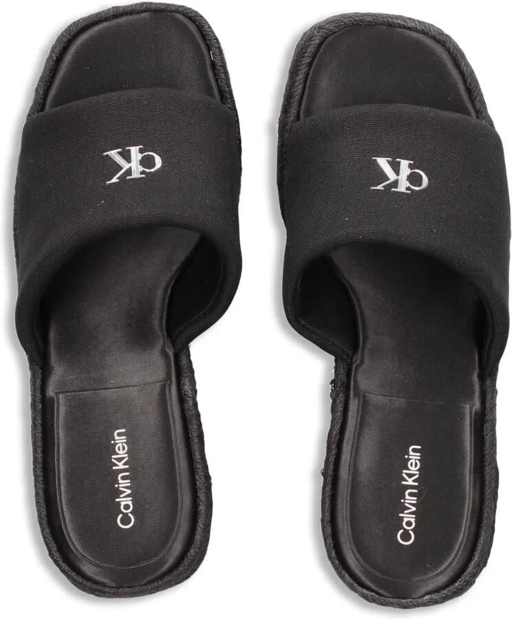 Calvin Klein Espadrilles met logoplakkaat Zwart - Foto 2