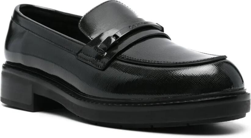 Calvin Klein Gelakte loafers Zwart - Foto 2