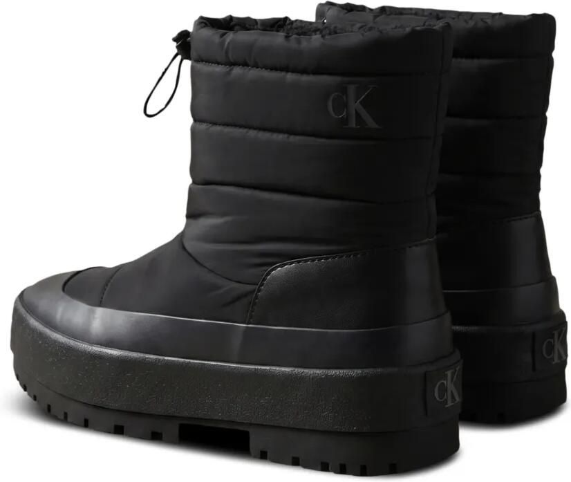 Calvin Klein Gewatteerde regenlaarzen met trekkoord Zwart - Foto 3