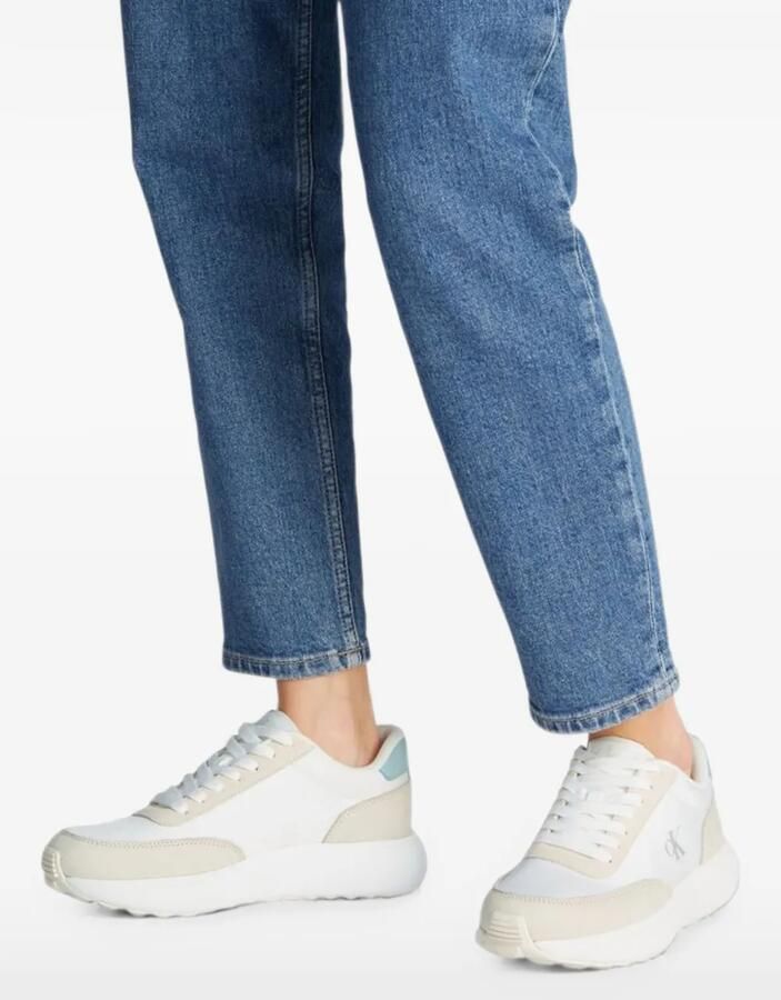 Calvin Klein Jeans Sneakers met logoprint en vlakken Wit - Foto 2