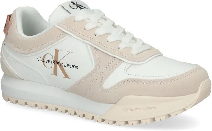 Calvin Klein Jeans Sneakers met logoprint Wit