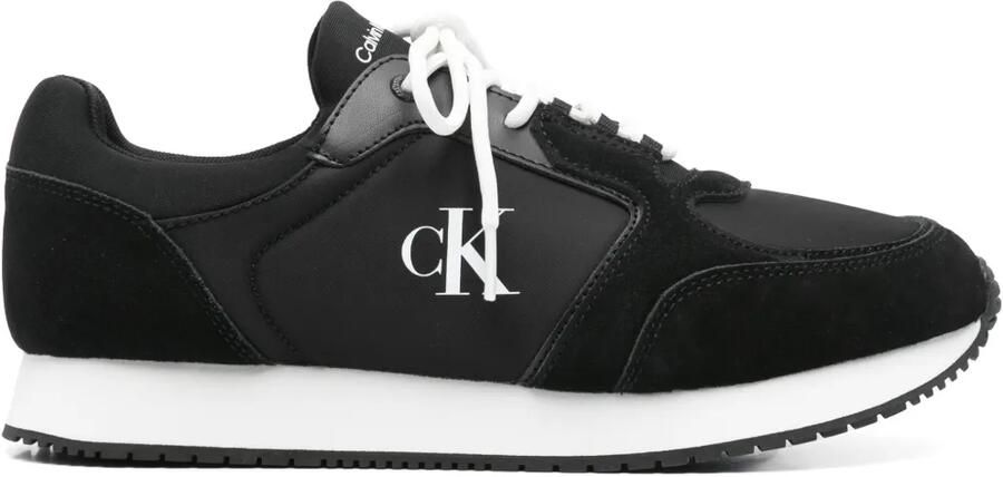 Calvin Klein Jeans Sneakers met logoprint Zwart