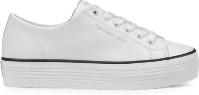 Calvin Klein Jeans Sneakers met plateauzool Wit
