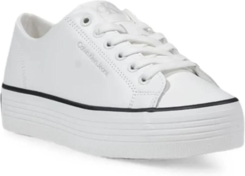 Calvin Klein Jeans Sneakers met plateauzool Wit - Foto 3