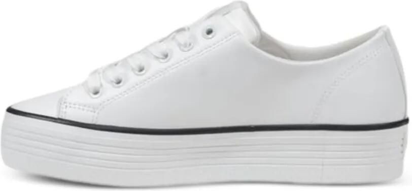 Calvin Klein Jeans Sneakers met plateauzool Wit - Foto 4