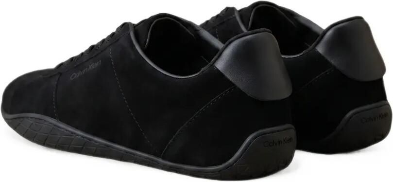 Calvin Klein Kalfsuède sneakers met logo-print Zwart - Foto 5