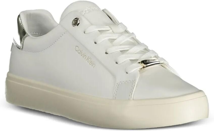 Calvin Klein Kaylee leren sneakers Wit - Foto 2