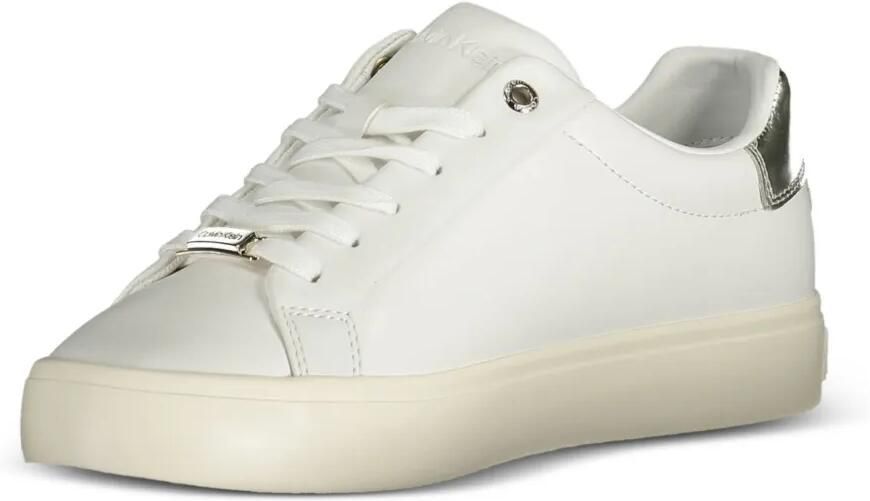 Calvin Klein Kaylee leren sneakers Wit - Foto 3
