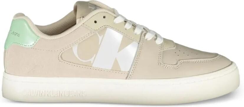 Calvin Klein Kaylee logoprint sneakers Beige