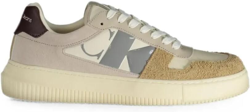 Calvin Klein Kaylee logoprint sneakers Beige