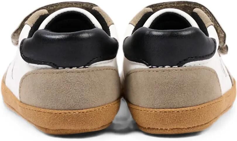 Calvin Klein Kids Leren low-top sneakers met klittenband Beige - Foto 3