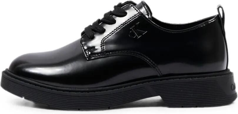 Calvin Klein Kids Leren Oxford veterschoenen Zwart - Foto 5
