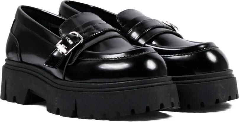 Calvin Klein Kids Loafers met gespsluiting en chunky zool Zwart - Foto 2