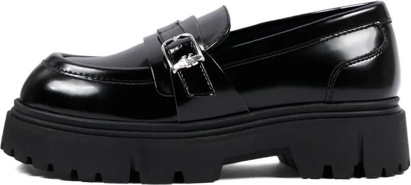 Calvin Klein Kids Loafers met gespsluiting en chunky zool Zwart - Foto 5
