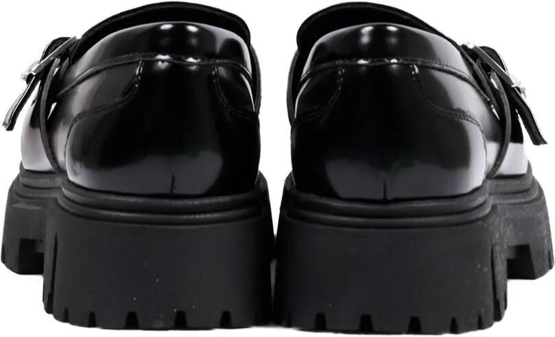 Calvin Klein Kids Loafers met gespsluiting en chunky zool Zwart - Foto 3