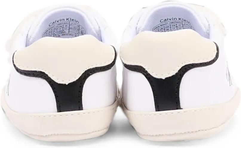 Calvin Klein Kids Low-top sneakers met klittenband en logo Wit - Foto 4