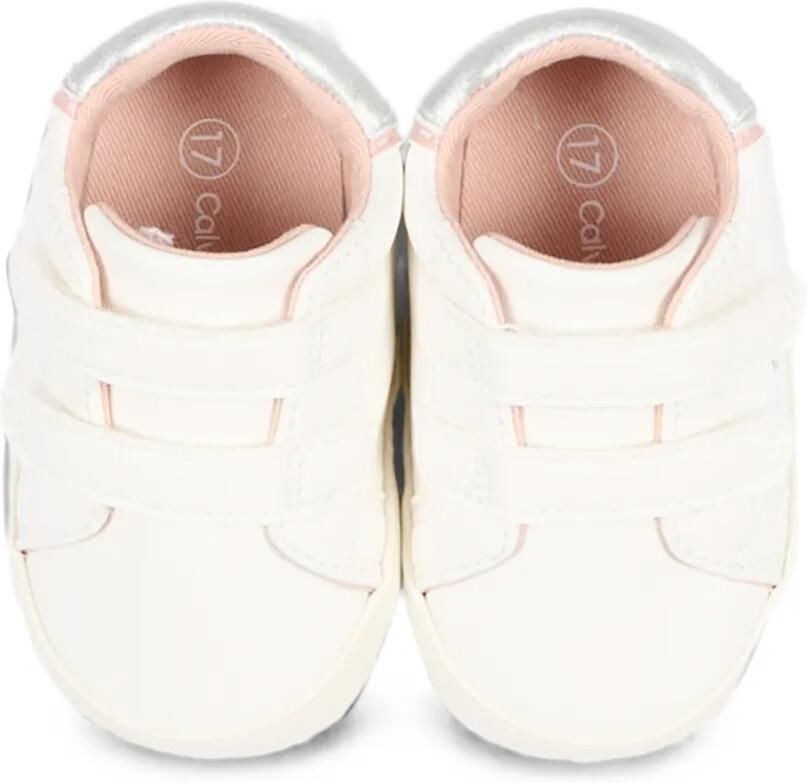 Calvin Klein Kids Low-top sneakers met logo-print en klittenband Wit - Foto 2