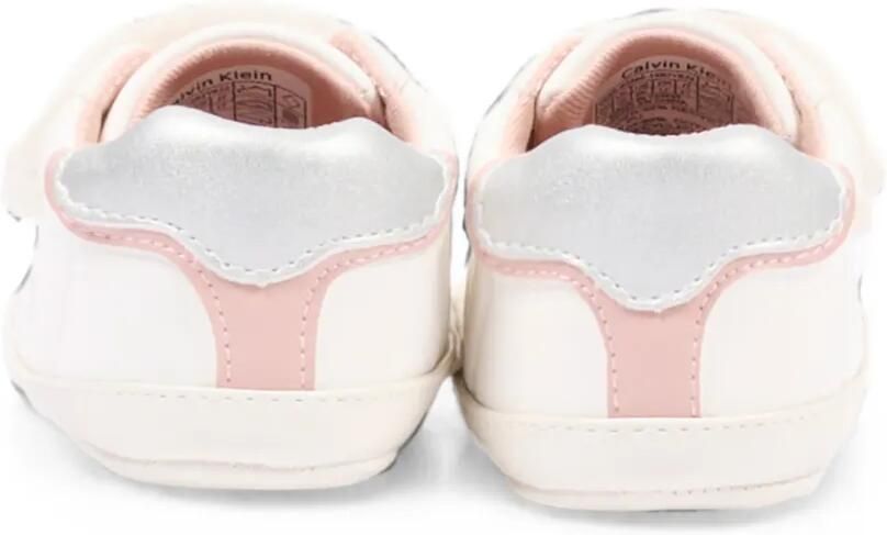 Calvin Klein Kids Low-top sneakers met logo-print en klittenband Wit - Foto 5