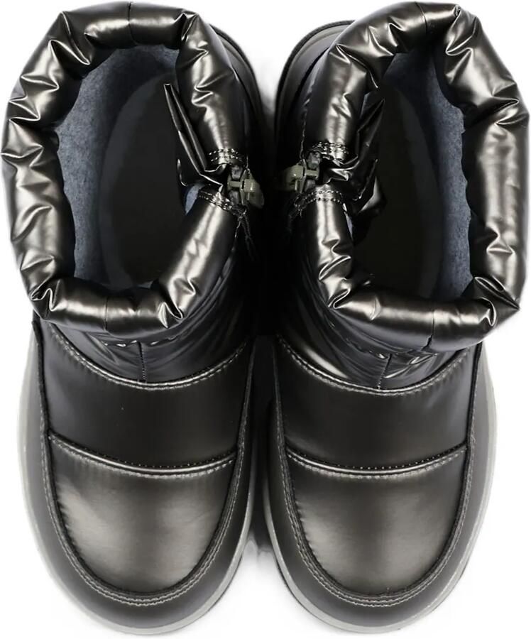 Calvin Klein Kids metallic-effect padded boots Grijs - Foto 2