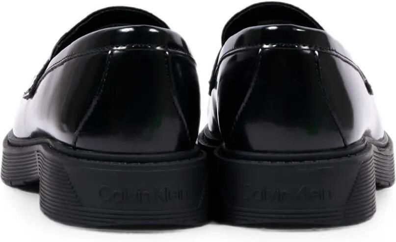Calvin Klein Kids Penny loafers met logo-reliëf Zwart - Foto 2