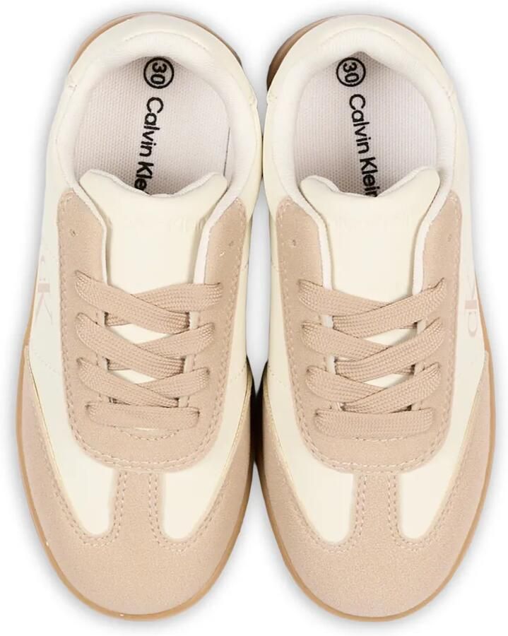 Calvin Klein Kids Sneakers met vlakken Beige - Foto 2