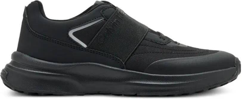 Calvin Klein Kids Tyler sneakers met logoband Zwart