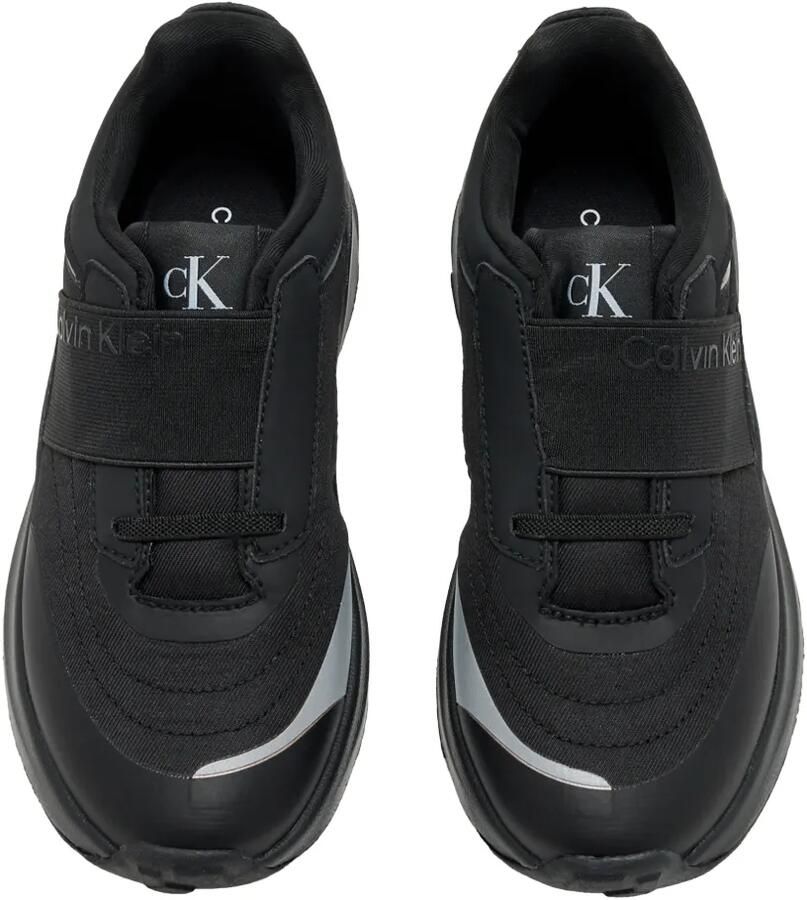 Calvin Klein Kids Tyler sneakers met logoband Zwart - Foto 2