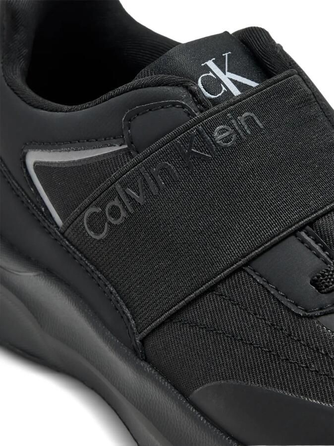 Calvin Klein Kids Tyler sneakers met logoband Zwart - Foto 3