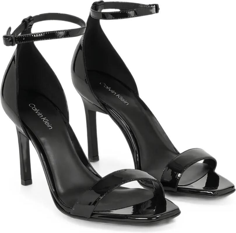 Calvin Klein Lakleren sandalen met naaldhak Zwart - Foto 3