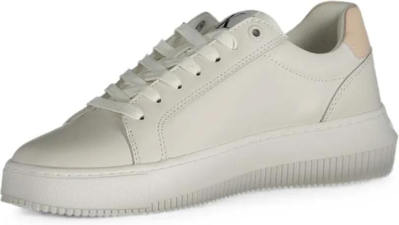 Calvin Klein Lea sneakers met plateauzool Wit - Foto 3
